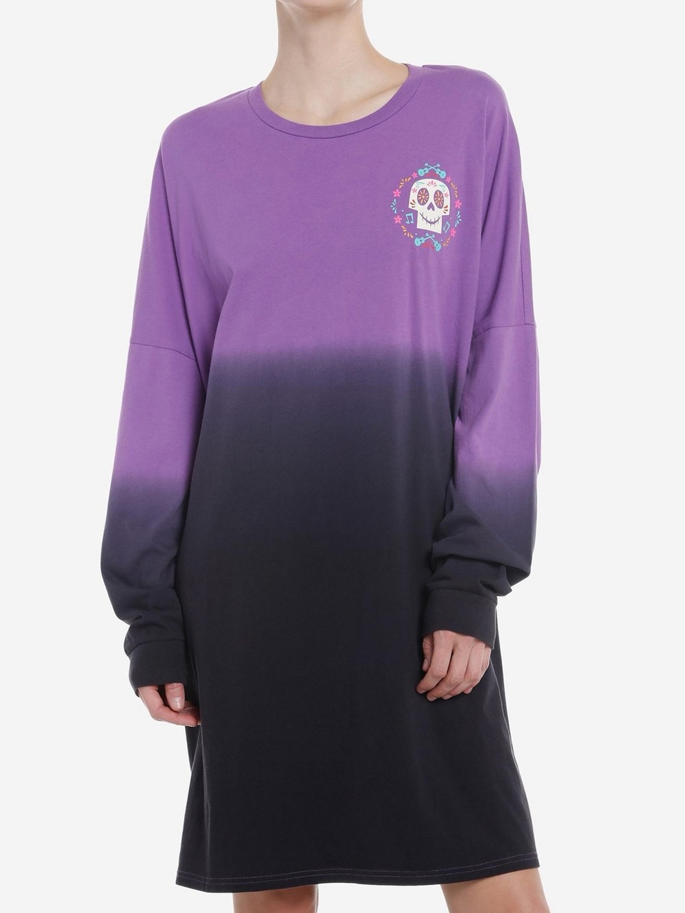 Disney Pixar Coco Remember Me Athletic Jersey Dress, Oversized Women's Medium
